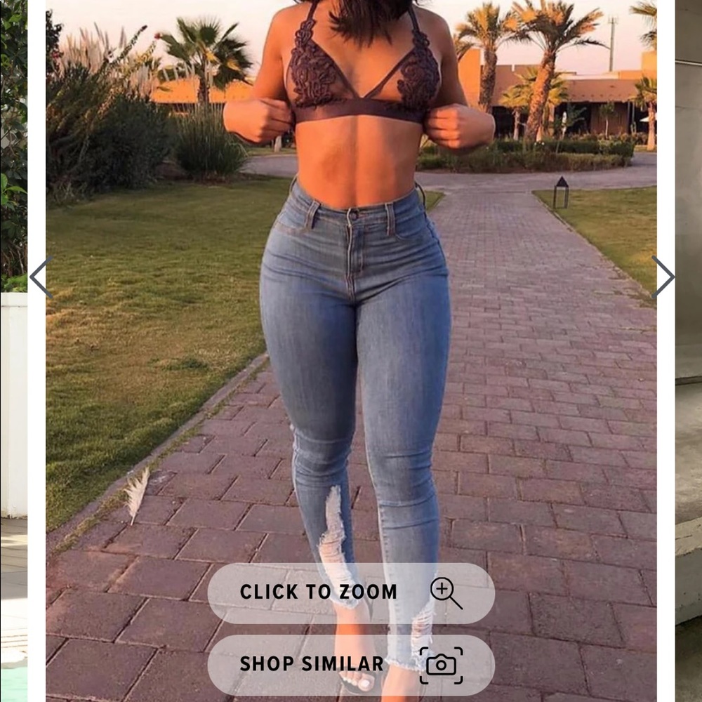 NEVER WORN FASHION NOVA ELLA JEANS
